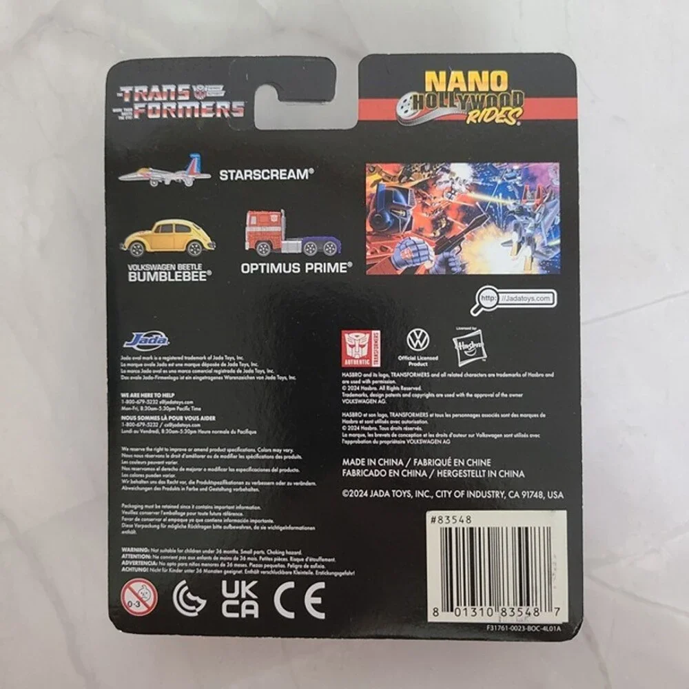 Nano Hollywood Rides Transformers Optimus Prime Bumblebee Starscream